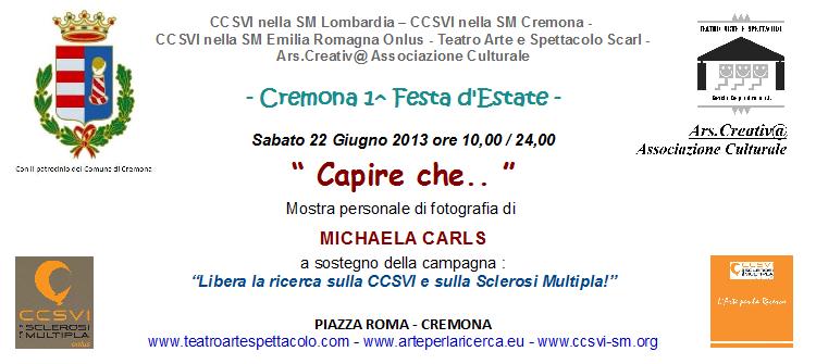 Michaela Carls - mostra "Capire che.."